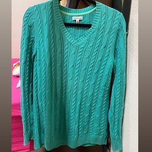 Croft and Barrow Turquoise Sweater (Women’s)